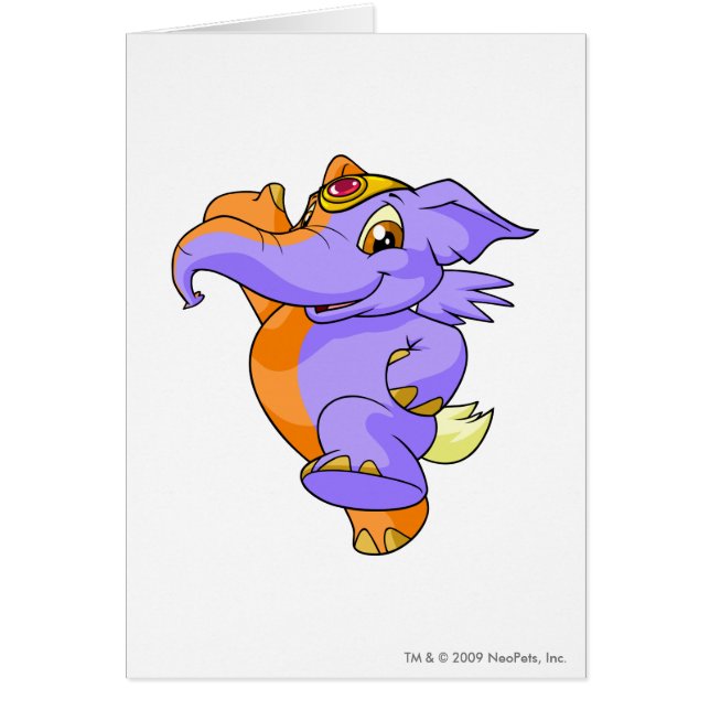 Cartão Separação de Elephante (Frente)