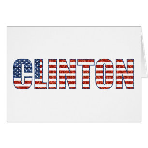Cartão sequin Clinton