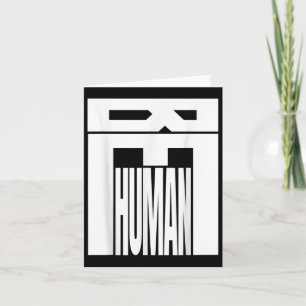 Cartão Ser Camisa Humana _ Igualdade &amp; gentileza S _ 