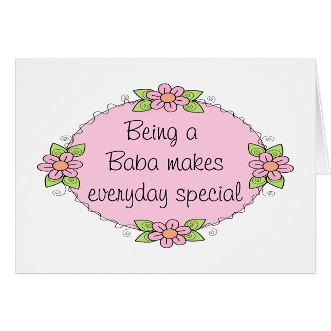 Cartão Ser um babá faz Speciall diário (Frente Horizontal)