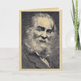 Cartão "Ser um Marinheiro do Mundo" Citação Whitman