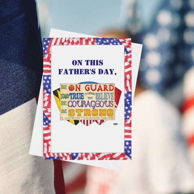 Cartão Ser uma placa de Dia de os pais personalizada de b (Criador carregado)