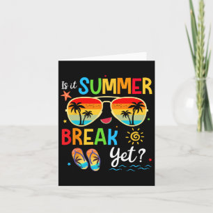 Cartão Será Que A Parada De Verão Ainda Está Feliz No Últ