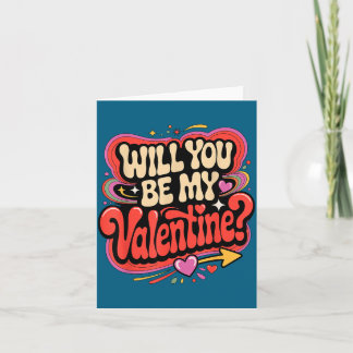 Cartão Serás meu valentim - Design do Dia dos Namorados