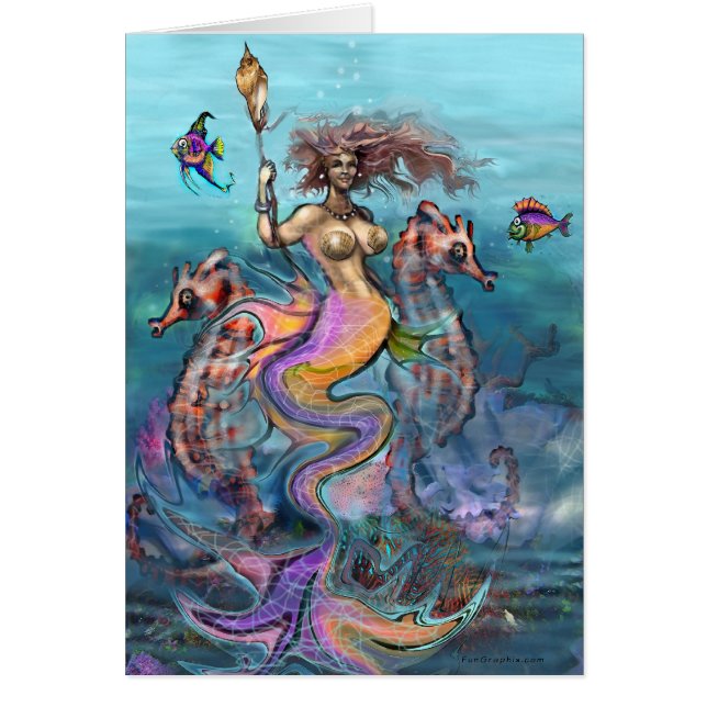 Cartão Sereia (Frente)