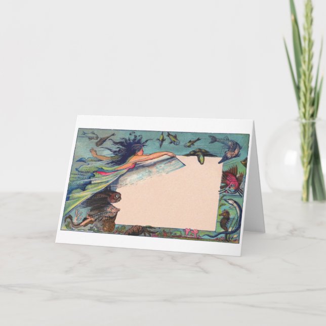 cartão sereia (Frente)