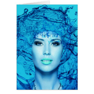 Cartão Sereia Azul