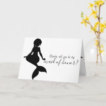 Sereia Casamento Você Será Minha Madrinha de casam