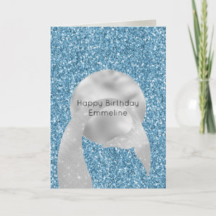 Cartão Sereia das Turquesas de Prata