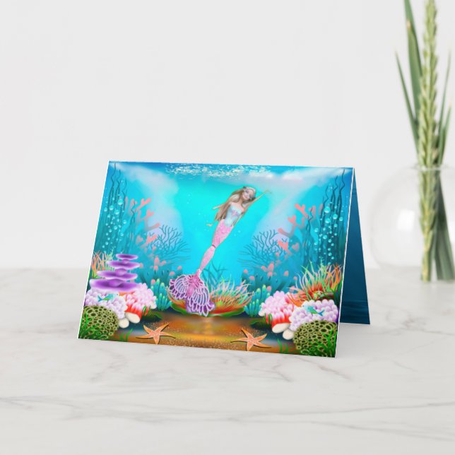 Cartão Sereia Famosa (Frente)