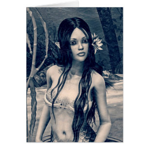 Cartão Sereia retrorreflectora