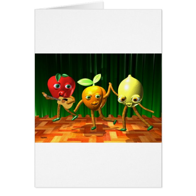 Cartão Serenade da limonada dos prazeres da dança (Frente)