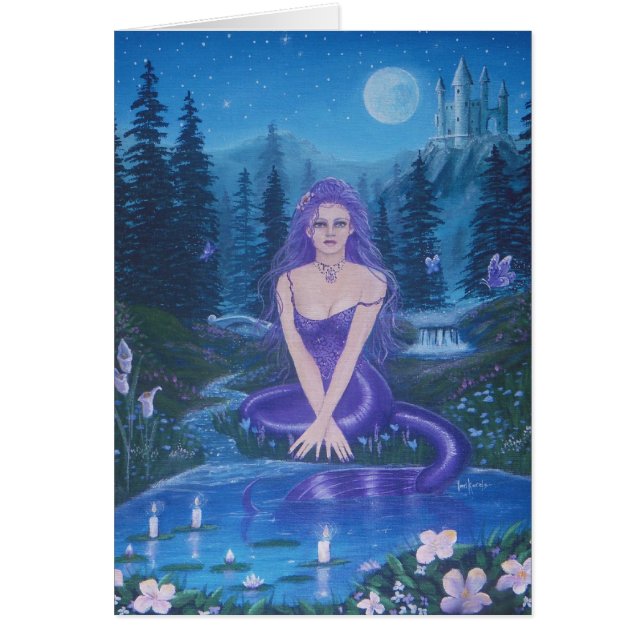 Cartão Serenade do luar (Frente)