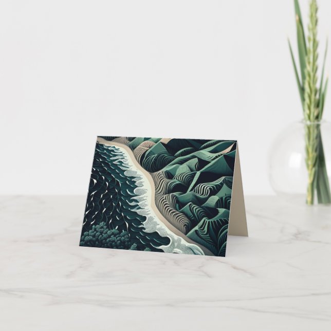 Cartão Serene Shores (Frente)