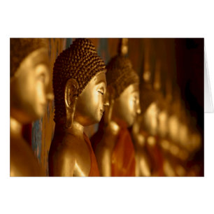 Cartão Serenidade da tranquilidade da paz de Buddha