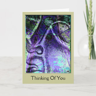 Cartão Serenity Blue Thinking Of You Card