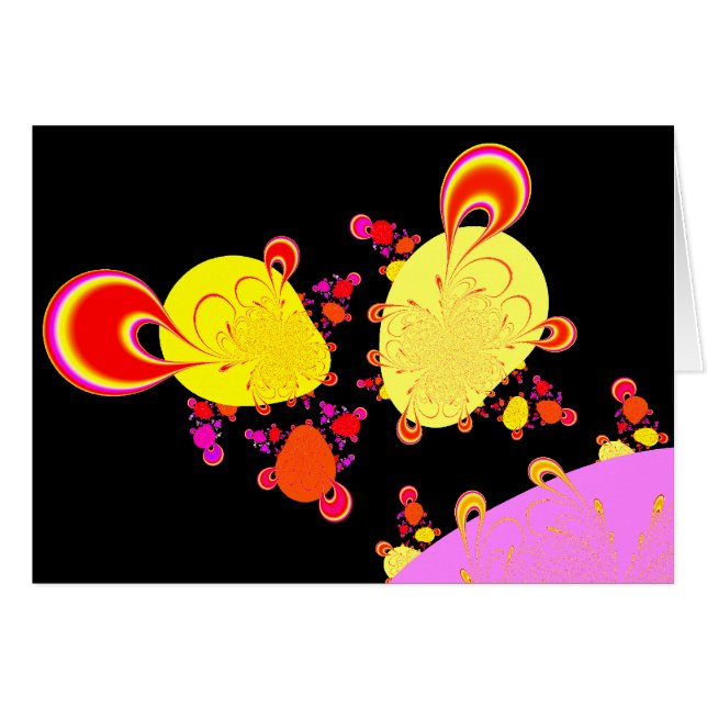 Cartão Seres do Sol Feliz (Frente Horizontal)