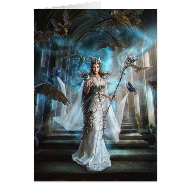 Cartão Série da deusa: O Messsangers (Frente)