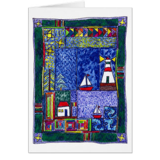 Cartão Série da edredão