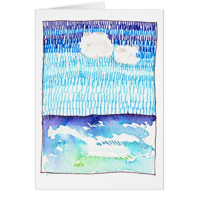 Cartão Série do Lago Michigan (Frente)