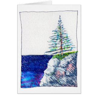 Cartão Série do Lago Michigan