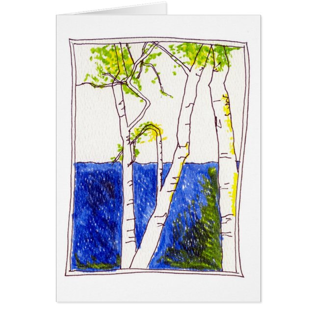 Cartão Série do Lago Michigan (Frente)