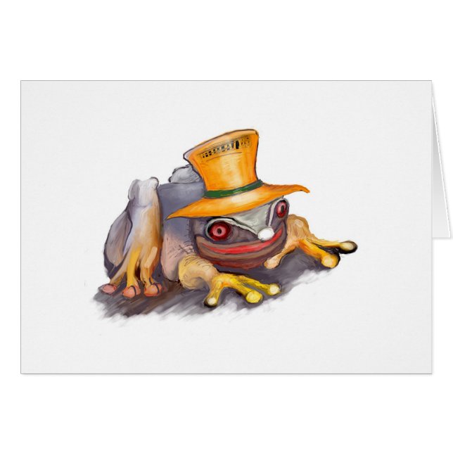 Cartão Série dos animais felizes "4" (Frente Horizontal)