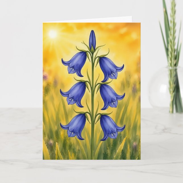 Cartão Série Pétala Radiante – BlueBell (Frente)