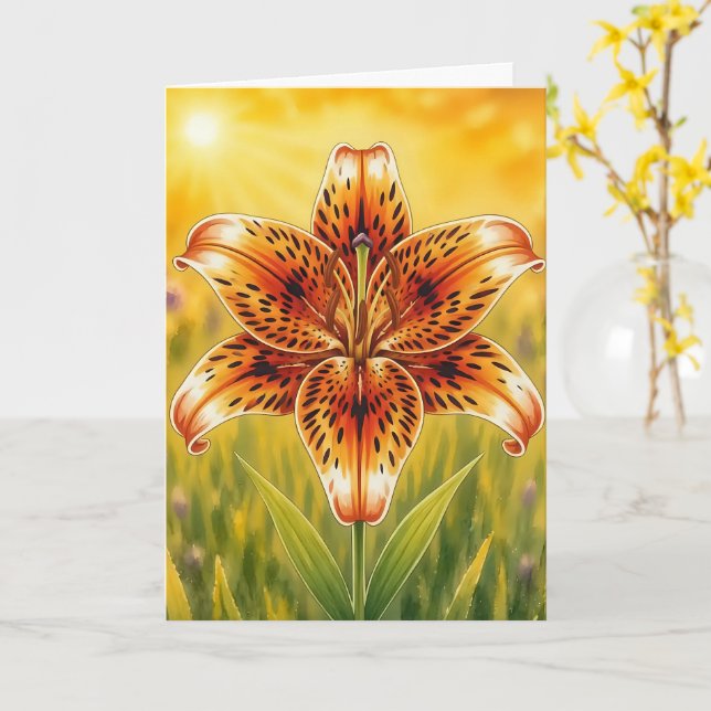 Cartão Série Pétala Radiante – Marigold (Flor Amarela)