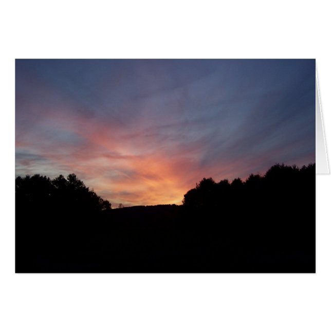 Cartão Série Silhuette Sunset 1 (Frente Horizontal)