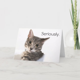 Cartão Sério Buster Birthday