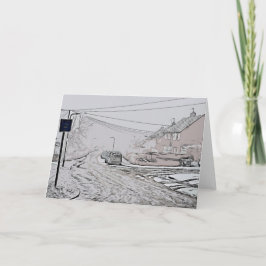 Cartão Serlby Lane, Harthill com Woodall.