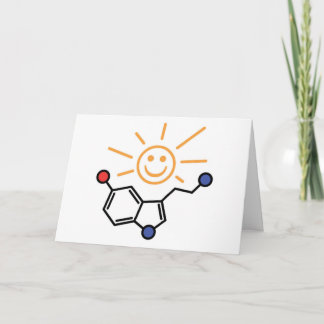 Cartão Serotonina Sol - Felicidade é Química