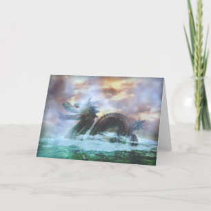 Cartão Serpente de mar