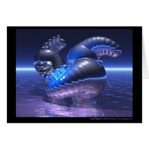 Cartão Serpente Larval