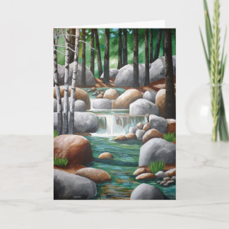 Cartão Serra córrego
