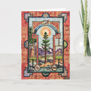 Cartão Serra Nevada iluminado