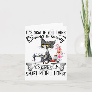 Cartão Serragem de Gato de Gato de Colheita de Artesanato