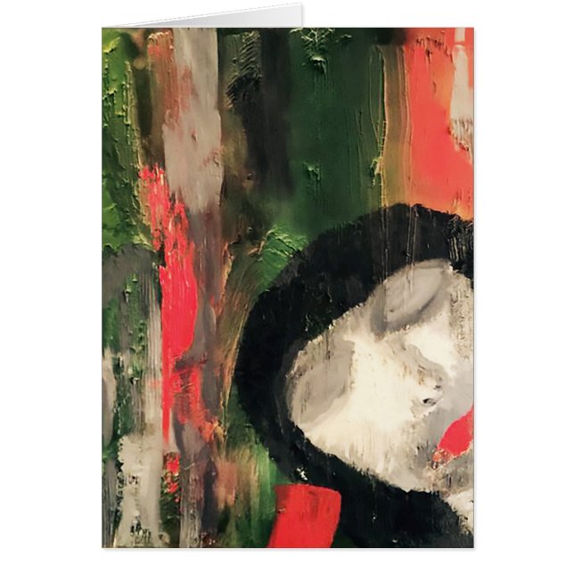 Cartão Sesta do jardim (Frente)