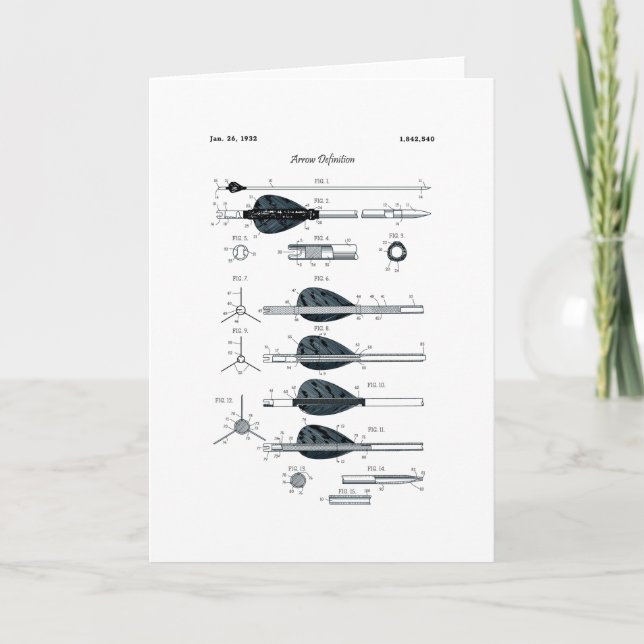 Cartão Seta de Definição de Arquivamento (Frente)
