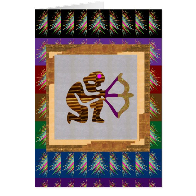 CARTÃO SETA DO ARCO DO CAÇADOR (Frente)