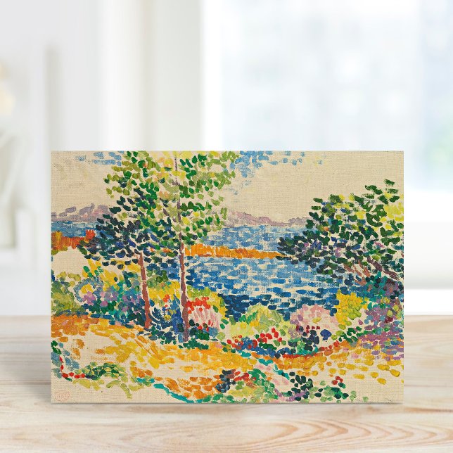 Cartão Setas no Mediterrâneo | Henri-Edmond Cross (Criador carregado)