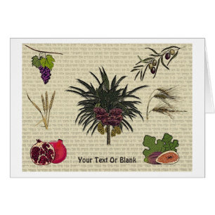 Cartão Sete espécies