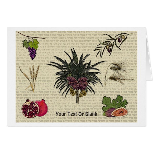 Cartão Sete espécies (Frente Horizontal)