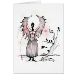 Cartão Sete para um segredo, para ser dito nunca