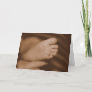 Cartão seths feet warm