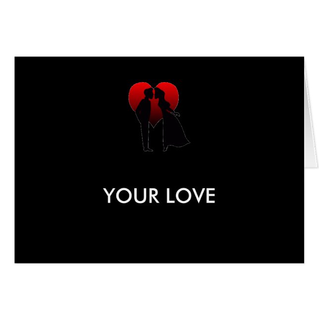 CARTÃO "SEU AMOR ME DEU ASAS" (Frente Horizontal)