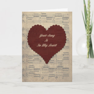 Cartão Seu Dia dos Namorados da Canção