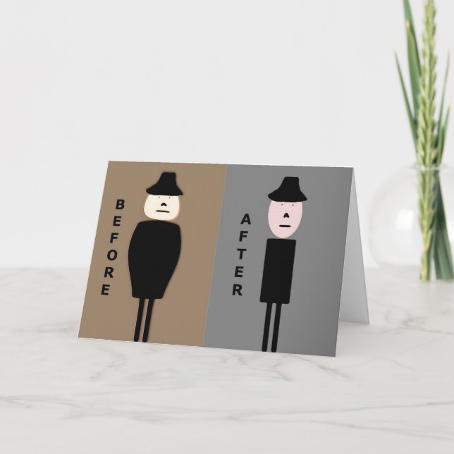 Cartão Seu Encorajamento De Perda De Peso Antes De Depois (Frente)