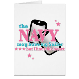 Cartão Seu marinho do coração